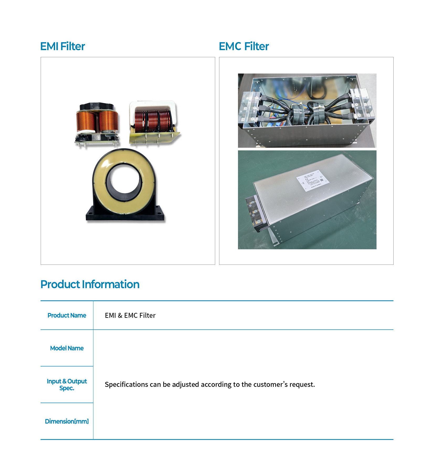 EMI & EMC Filter